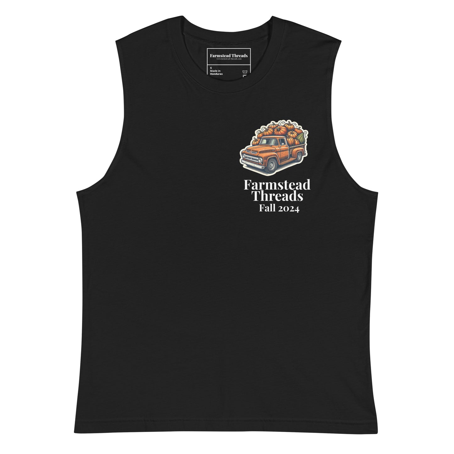 Adult | Muscle Tank | Vintage Vehicles | Fall 2024 | Pumpkin Patch Pickup